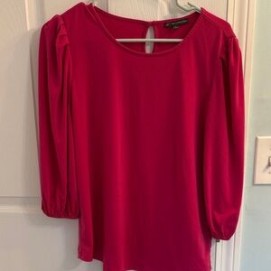 Adrianna Papell Fuchsia Blouse